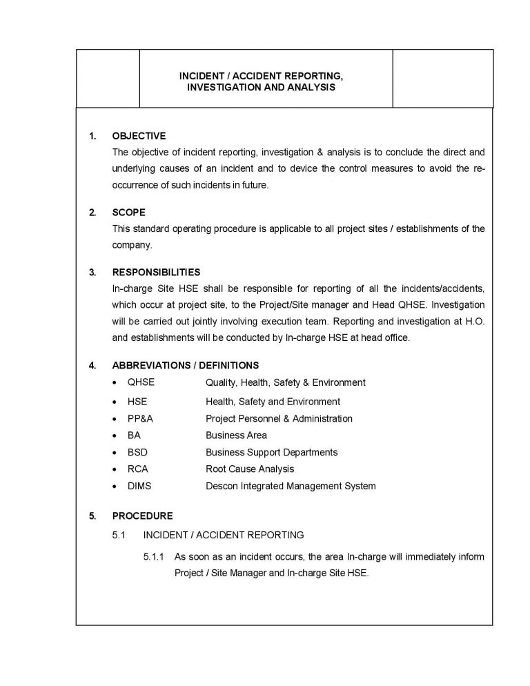 Download HSE Weekly Report Template ( HSE Library) - Jobs Portal