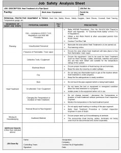 Donwload Job Safety Analysis ( JSA ) - Jobs Portal