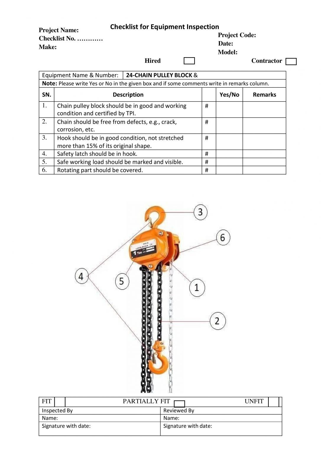 HSE Docs Download Health & Safety Checklist Jobs Portal