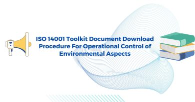 ISO 14001 Toolkit Document Download Procedure For Operational Control of Environmental Aspects