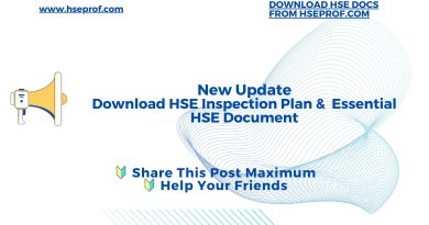 Download HSE Inspection Plan & Essential HSE Document